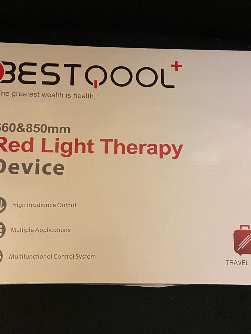 Portable BESTQOOL Red Light Therapy Device BQ40